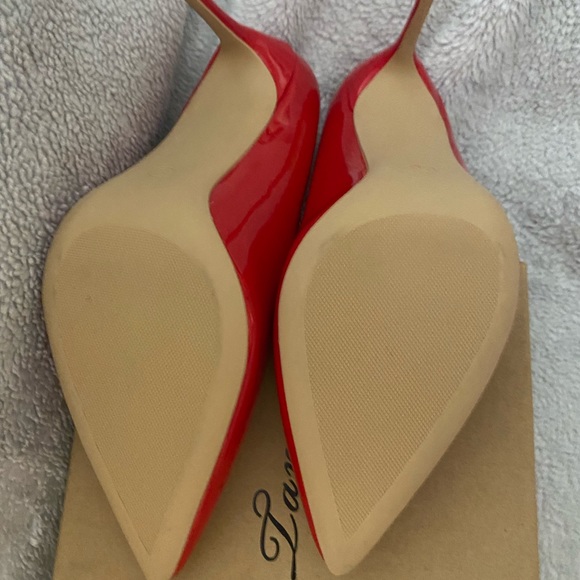 New Elisabet Tang Red Heels size 8 - Picture 5 of 5